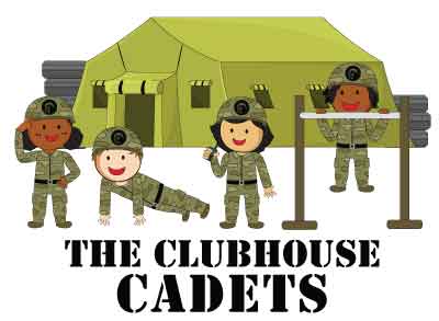 Clubhouse Cadets working out
